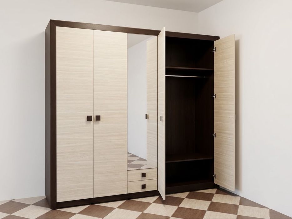Dulap cu oglindă și sertare - 232 x 52 x 220 cm