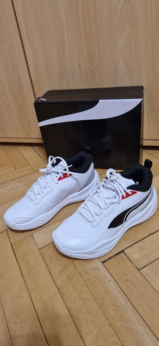 PUMA Playmaker Pro Mid Shoes White