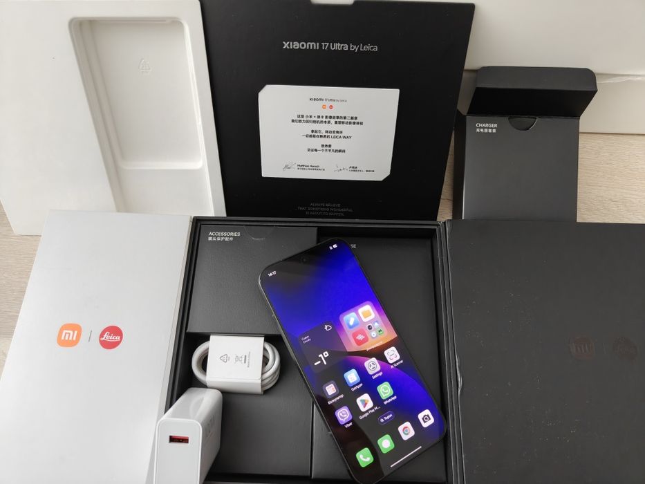 Чисто Нов Xiaomi 17 Ultra Leica Edition 16/512GB черен