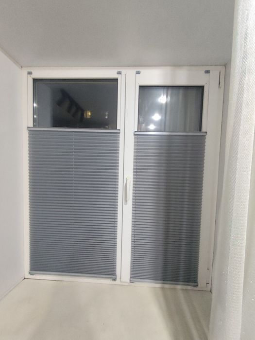 Жалюзи плиссе, ролл шторы.