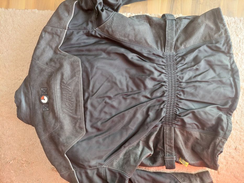 Geaca moto textil si piele Polo,marime mare
