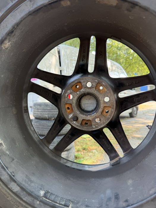 Set Jante Aliaj 17" BORBET 5x112 + Anvelope Vară 235/45 R17 VW Audi Skoda Seat Mercedes