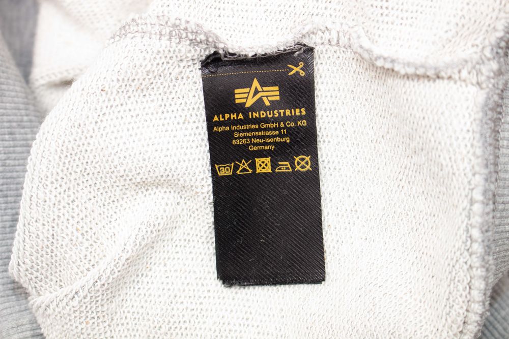 Alpha Industries X-FIT оригинален мъжки пуловер сив суичър S