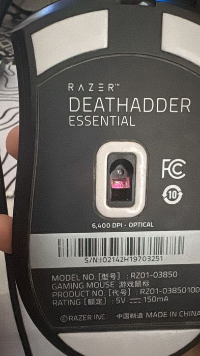 Игровая мышка Razer Deathadder Essential, 6400 DPI
