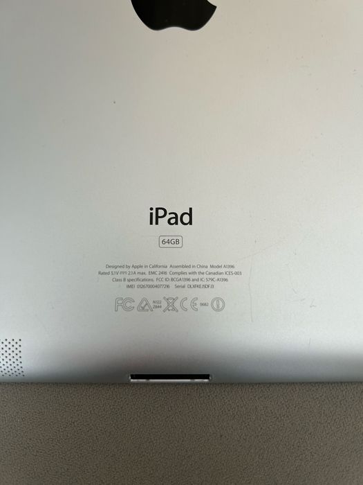 Apple iPad 2 64GB Wi-Fi + SIM / Перфектно състояние