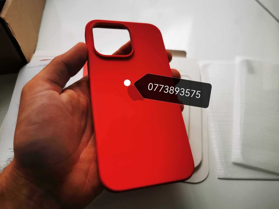 St Husa silicon + 2 folii sticla protectie ecran iPhone 14 Pro MAX