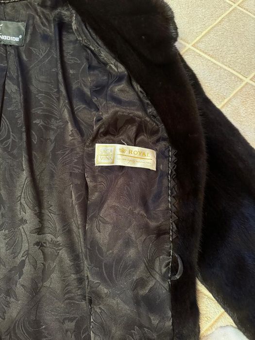 Шуба норковая длинная