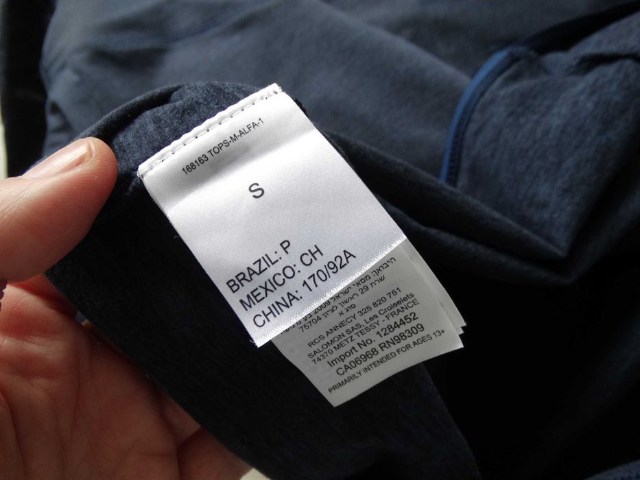 Соломон Salomon Pile Discovery Advanced Skin Warm  блуза фланела  S