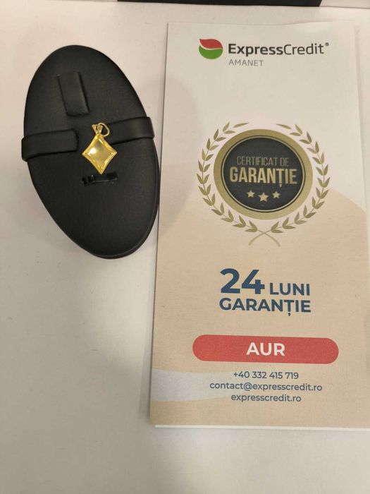 Pandantiv Aur 18K 0,62gr (Ag24 b44087.4) - Garantie 2 Ani!