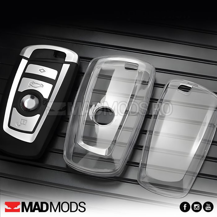 Husa transparenta slim protectie cheie BMW Seria 1 2 3 4 5 6 7 8 X i M