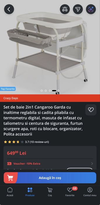 Set de baie 2in1 Cangaroo Garda