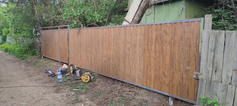 Делаю забор и прочее