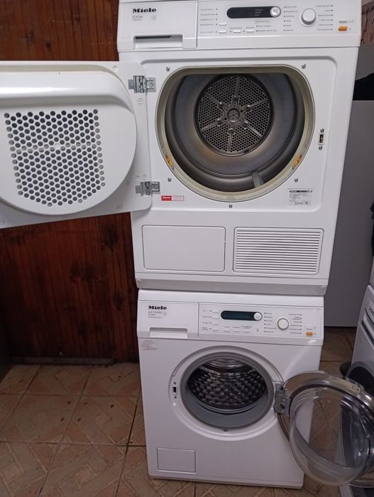 Комплект пералня и сушилня с термопомпа Миеле Miele 2 години гаранция