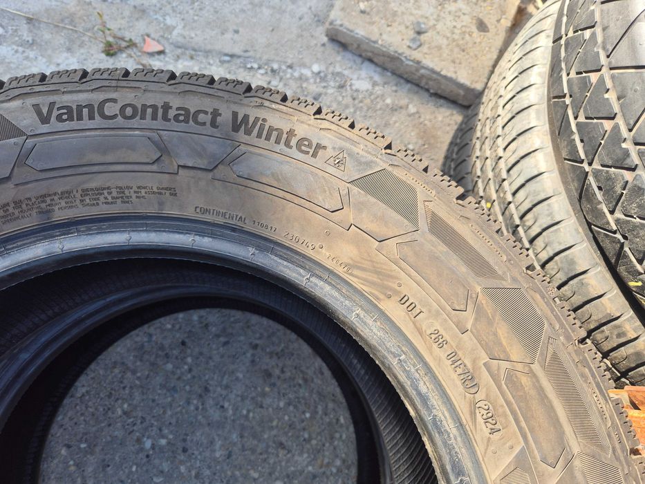 2 Anvelope de IARNA - 215/65/16C - Continental Van Winter - Stare F BUNA - DOT 2024 !