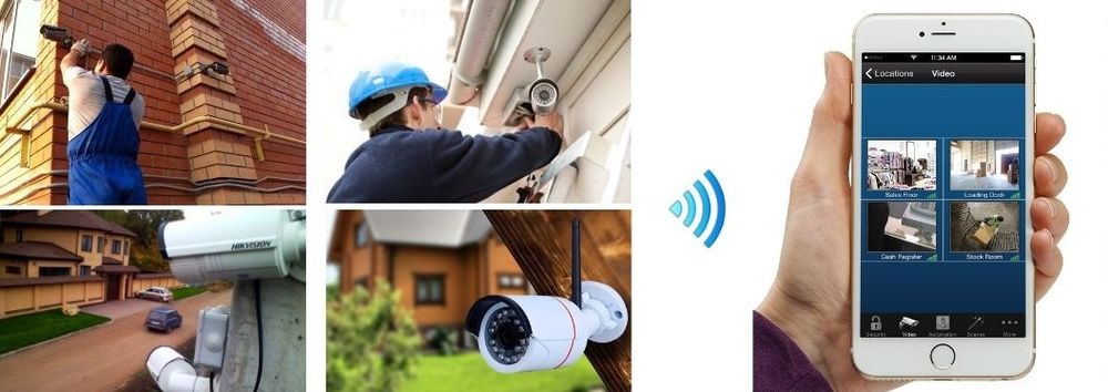 домофон камера установка