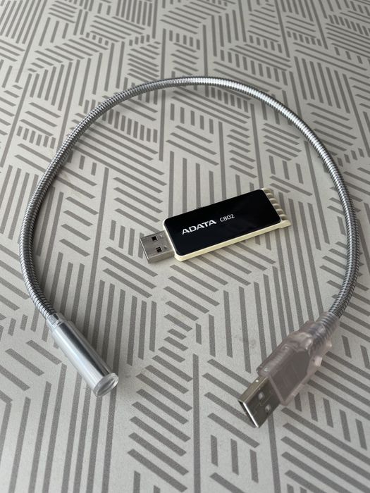 Cablu cu usb luminare laptop/ cu beculeț + stick 2gb