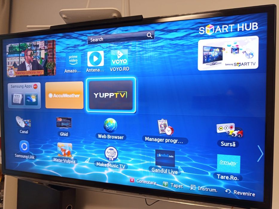 Televizor tv Samsung diagonala 101cm 40' smart tv 3D ochelari activi