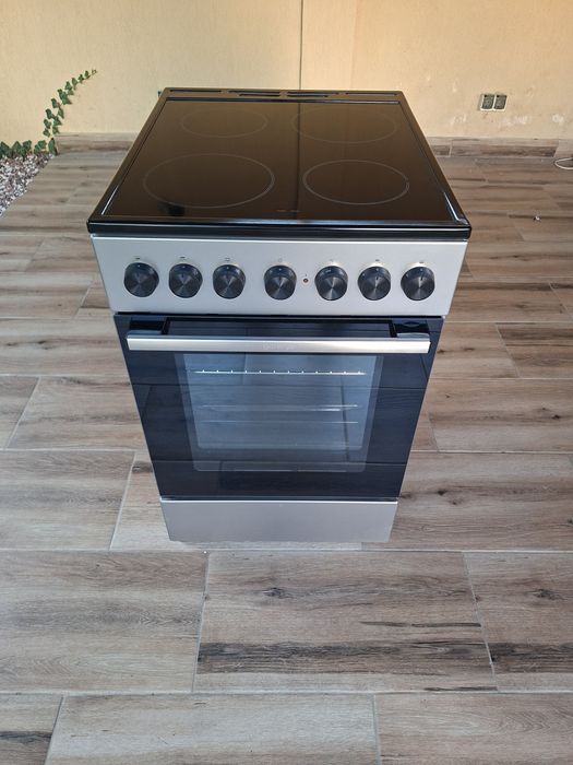 Aragaz GORENJE GEC5B41SG, 4 arzatoare, Electric, L 50 cm, Grill, gri