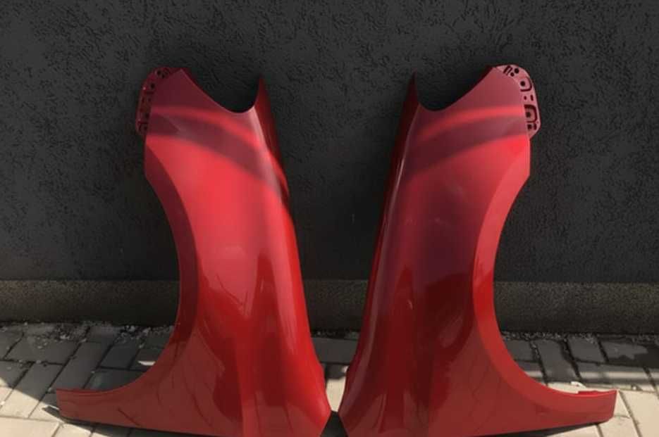 Aripa Fata Dreapta & Stanga VW Golf 6/VI An 2008-2013 Vopsita Rosu