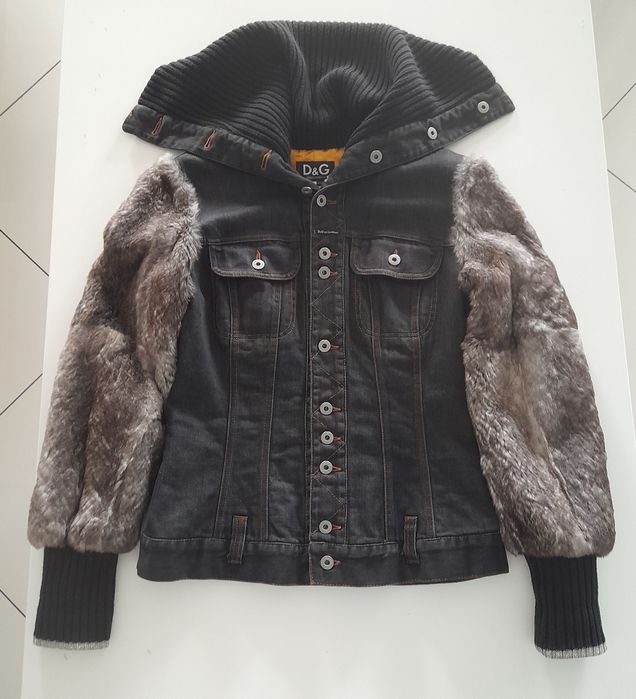 Haina D&G Dolce Gabbana cu blanita naturală