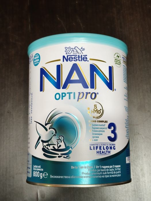 Преходно мляко за кърмачеma Optipro 3, за 1+ година. 800 гр