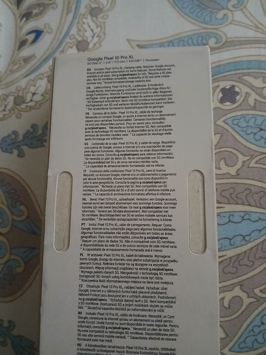 Google pixel 10 pro XL