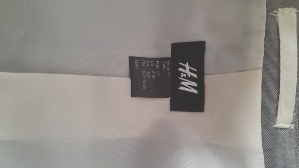 Costum bărbătesc gri subtire HM