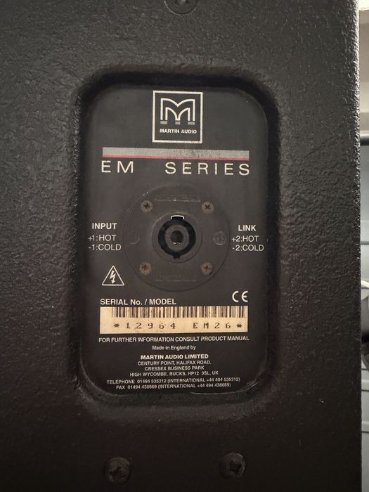 Boxe profesionale 8” Martin Audio EM26