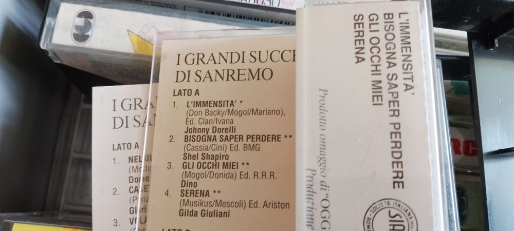 Casete audio -San Remo