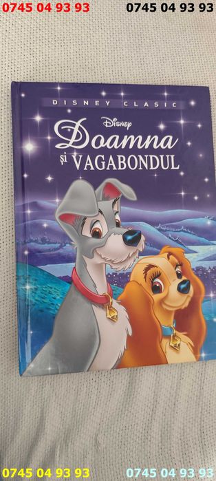 carte carti colectia disney Doamna si vagabondul