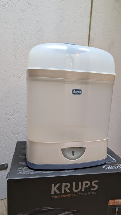 стерилизатор 2в1 Chicco + нагревател за шишета Philips avent + сушилни