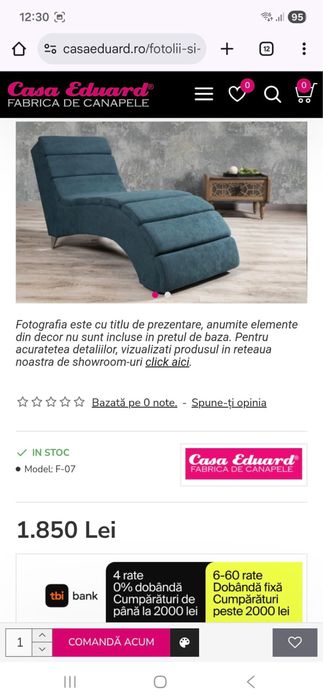 Fotoliu stil sezlog