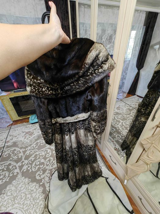 Норковая шуба до пола