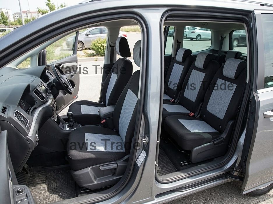 Калъфи за кола, тапицерия за пет седалки, MINIVAN, GALAXY, ALHABRA, Sharan и др.
