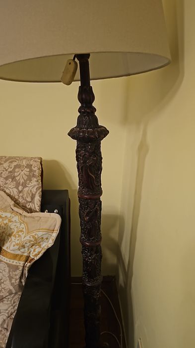 Veioza inalta Lampadar japonez lucrat manual