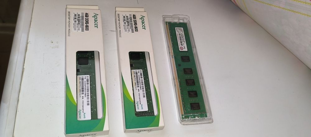 ОЗУ ddr3, 3 плашки по 4gb