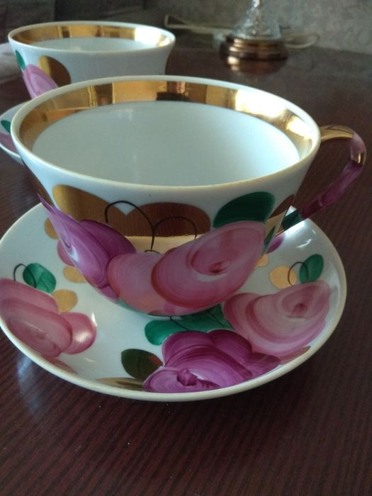 Посуда конца 70-х годов ,,Дулево" и производства ГДР