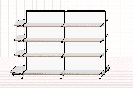 Стеллажи для магазина Астана