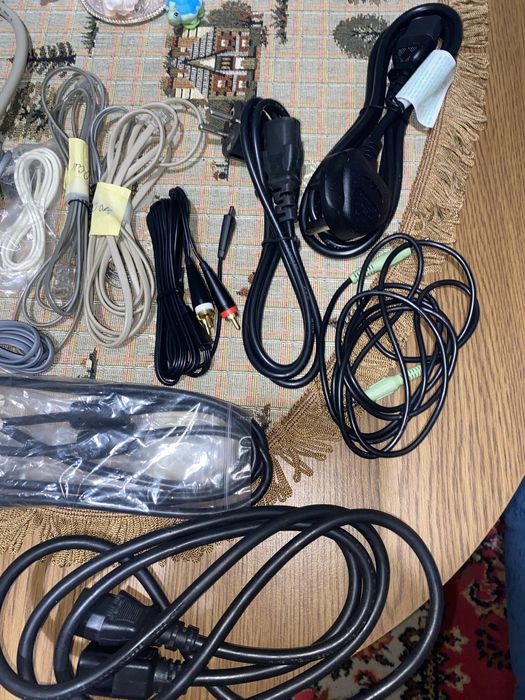 Разные шнуры usb, для компа, принтера и т.д