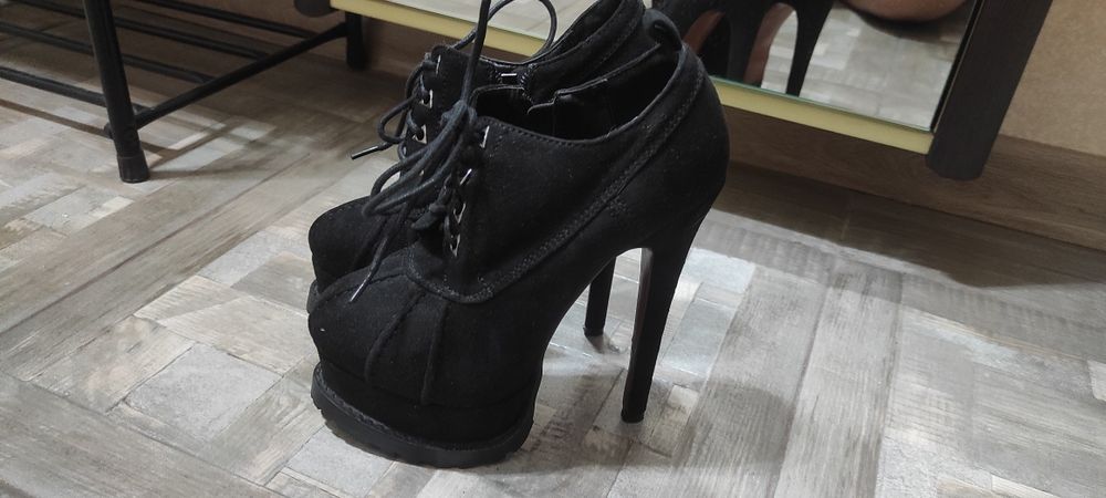 Ботильоны чёрные