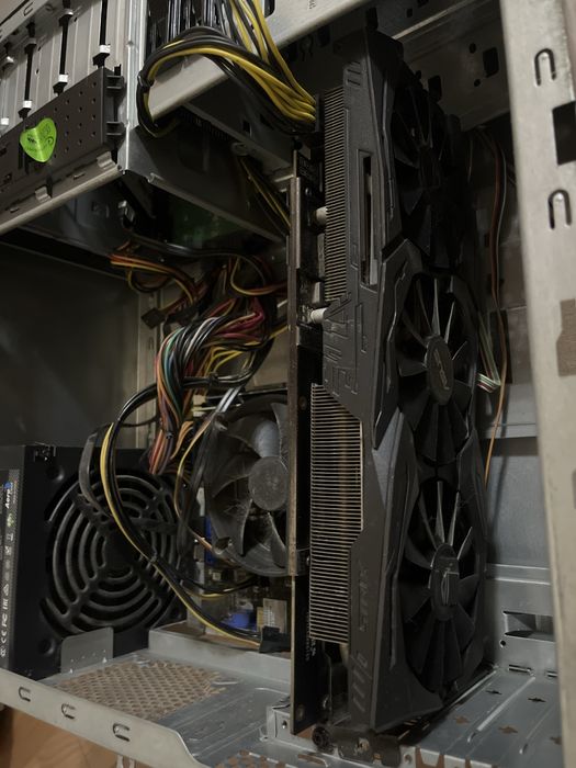 Видеокарта RX580 8GB Asus, Блок питания, Озу, процессор.