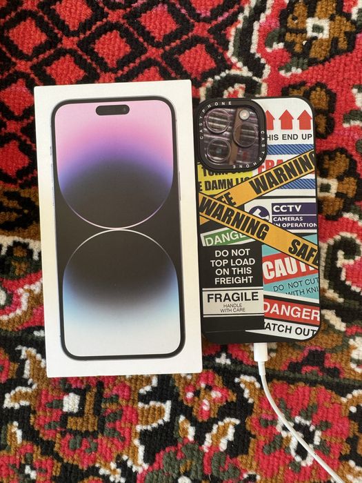14 pro max 128gb 86% ideal  karobka dak bor tashkent E/sim
