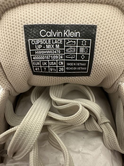 Adidasi noi piele Calvin Klein nr 41