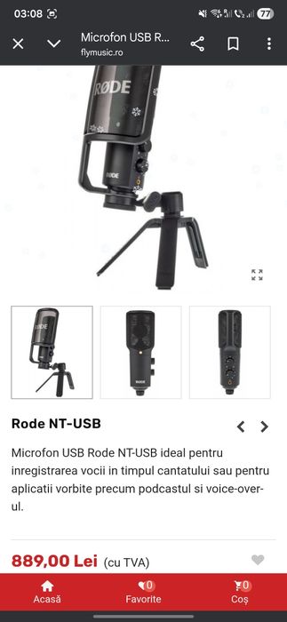 Microfon Rode NT USB