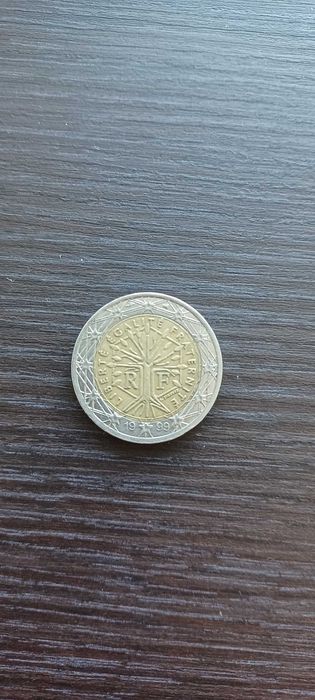 Moneda rară 2 euro 1999 Franța
