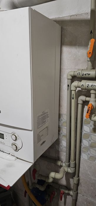 Газовый котел б/у рабочий