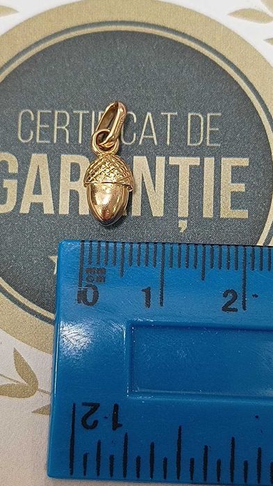 (Ag24 Harlau B.44858.1) Pandantiv aur 18K 0.70gr - Garantie 2 ani!