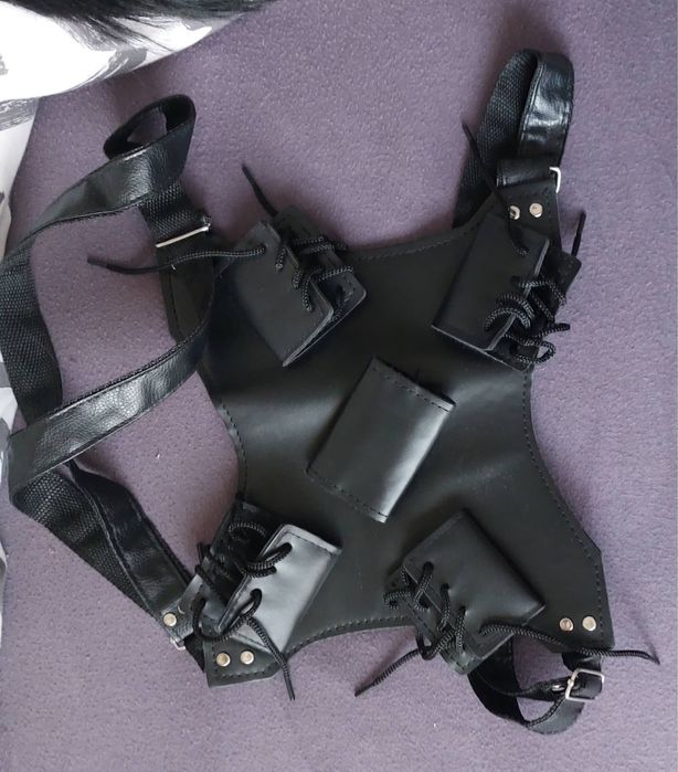 Rui Kamishiro, Giyu Tomioka - перуки, катана държач за гръб