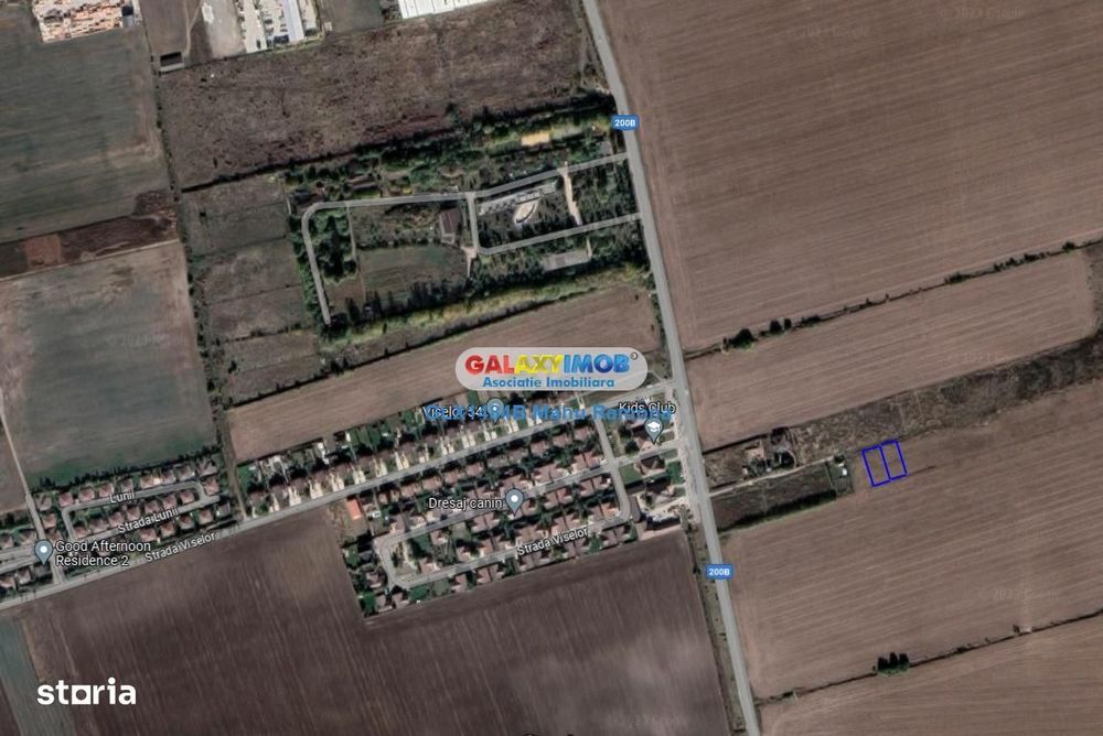 Teren pentru constructie case, 1408 mp Balotesti, zona inel A0