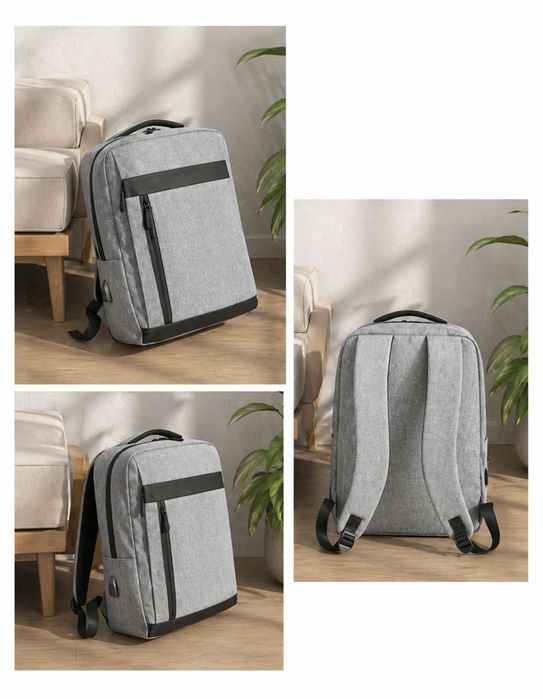 Новый рюкзак, серый